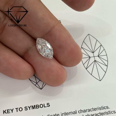 Qualidade Diamante Marquise cultivado em laboratório VVS-VS D-F Cor IGI Certificado fábrica