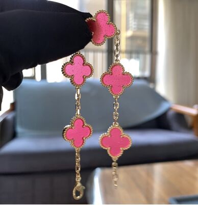 Pulseira Vintage Alhambra com cinco motivos