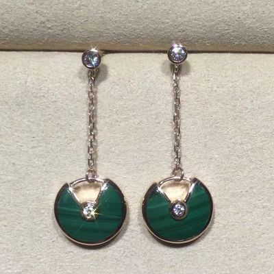 Qualidade Joia personalizada brincos 18k do ouro de Amulette De ouro amarelo/rosa/o branco fábrica