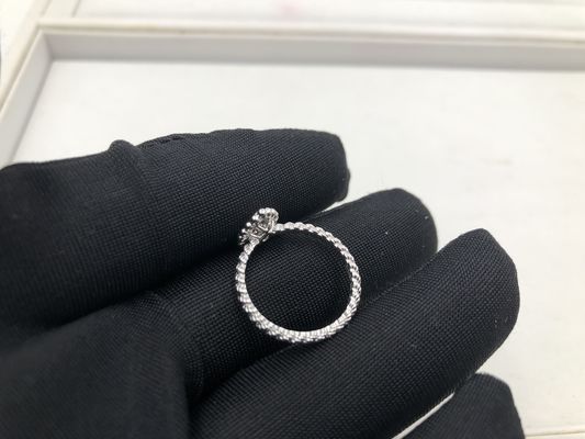 Qualidade Ouro luxuoso Ring Beautiful With Yellow/ouro branco dos diamantes 18K da joia da joia do ouro fábrica