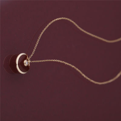 Qualidade Diamante de Yellow Gold Amulette De Necklace With Lapis Lazuli do modelo de Xs fábrica