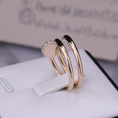 Qualidade Diamantes do ouro amarelo de Juste Un Clou Ring In 18k do prego B4211800 fábrica