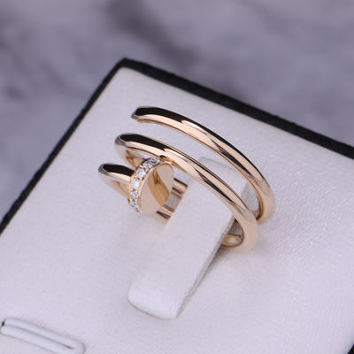 Qualidade Diamantes do ouro amarelo de Juste Un Clou Ring In 18k do prego B4211800 fábrica