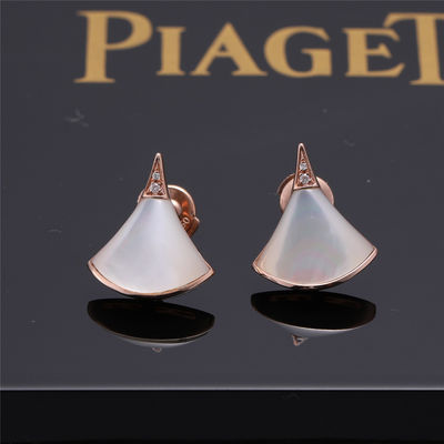 Qualidade Parafusos prisioneiros finos simples dos brincos IDEAIS das DIVAS de Itália Roman Spirit na referência 352600 de Rose Gold fábrica