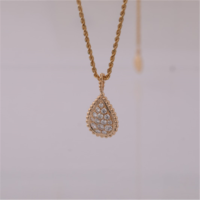 Referência luxuosa JPN00554 do pendente M Motif Medium Necklace de Boheme da serpente da fábrica da joia do ouro de China