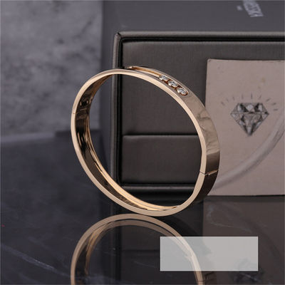 Qualidade movimento Noa Diamond Bangle Bracelet For Ladies de Luxury Jewelry do ouro 18K amarelo fábrica