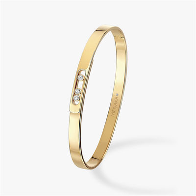 Qualidade movimento Noa Diamond Bangle Bracelet For Ladies de Luxury Jewelry do ouro 18K amarelo fábrica