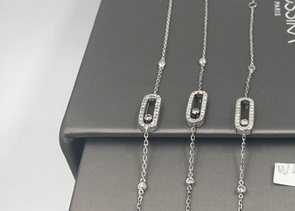 Qualidade Bracelete completo do ouro branco de Diamond Paris Jewelry Small Size 18K em conservado em estoque fábrica