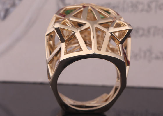 Qualidade Ônix de PanthèRe De Cartier Ring Yellow Gold Tsavorite Garnets fábrica